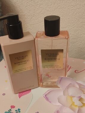 Victoria's Secret Bombshell Seduction Set - Pink, Gold